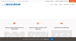 Desktop Screenshot of accace.sk