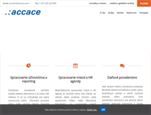 Tablet Screenshot of accace.sk